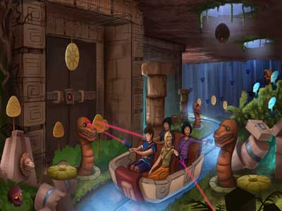 滑動(dòng)軌道射擊、黑暗騎乘